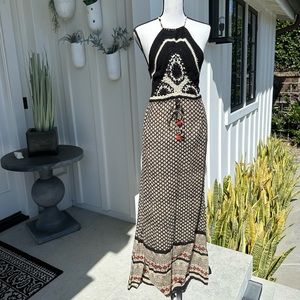 Tulum Backless Stunning Crotchet Halter Dress